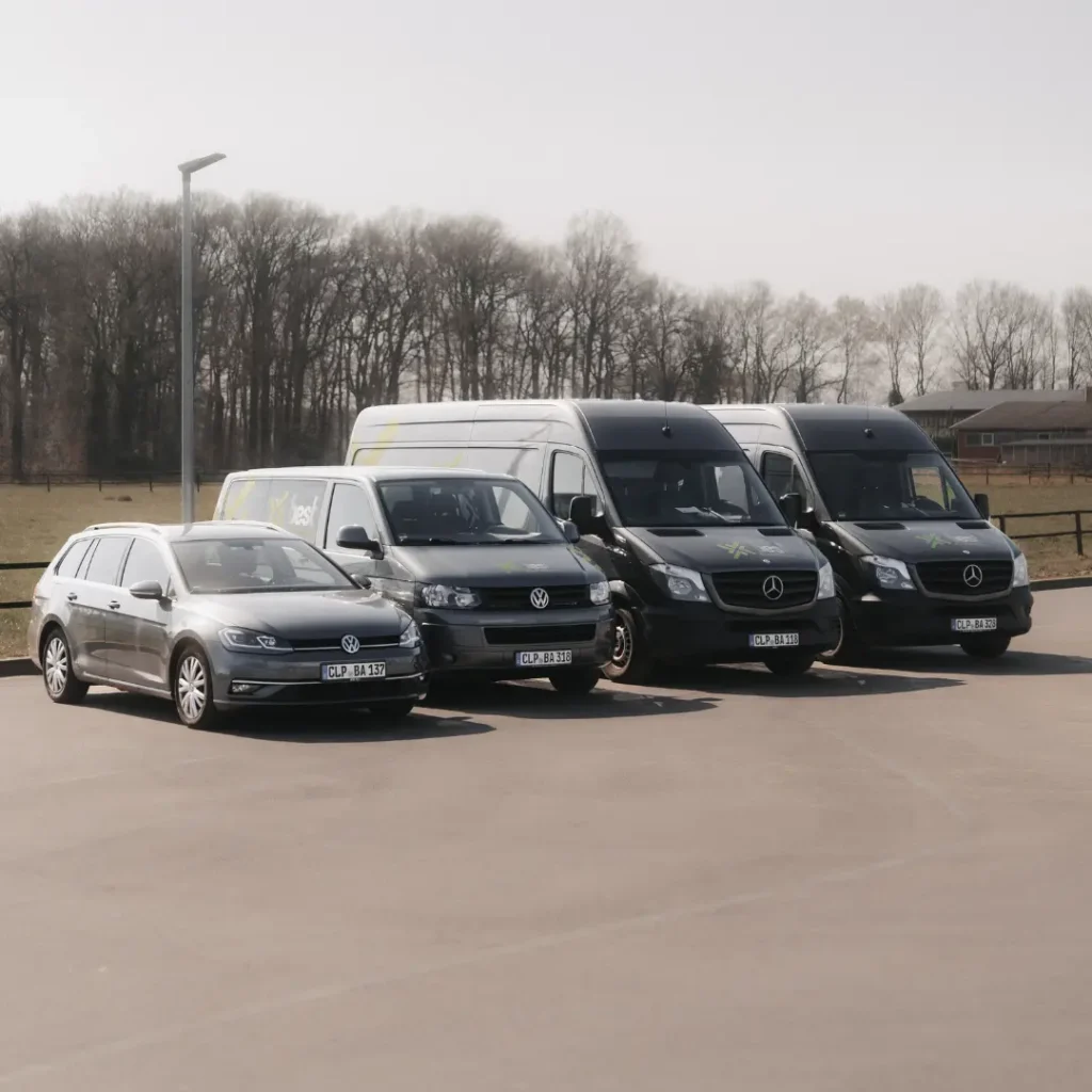 Die Fahrzeugflotte von best Aluminium